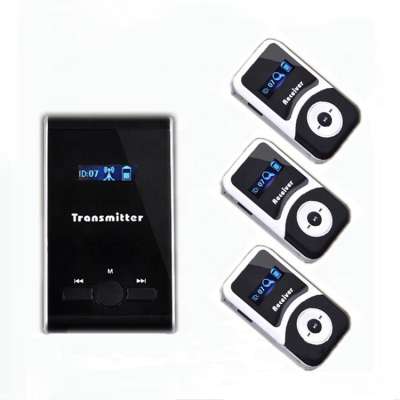 wireless transmitter and receiver easy transmit voice speaker to listeners